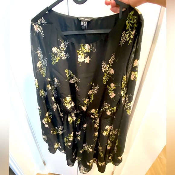 Bohemian midi dress, with bell sleeves - Picture 1 of 3